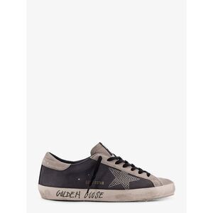 Golden Goose Deluxe Brand Men Superstar Leather Sneakers With Side Logo